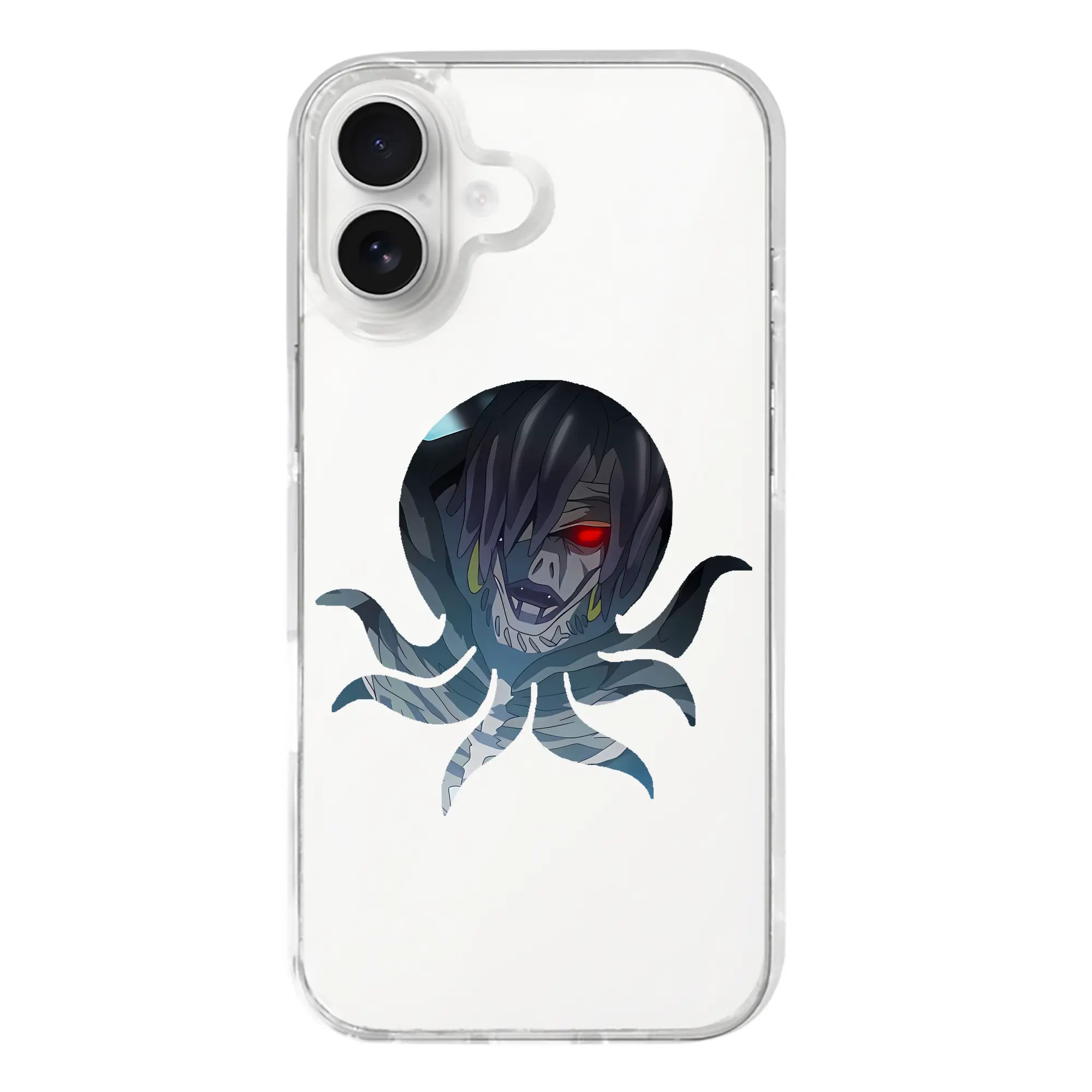 デスノート グッズ,レム - iPhone 17シリーズ 透明スマホケース – 薄型・耐衝撃・精密フィット保護カバー